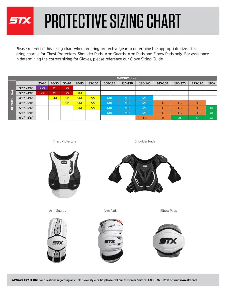 Jersey Sizing Chart - Epoch Lacrosse