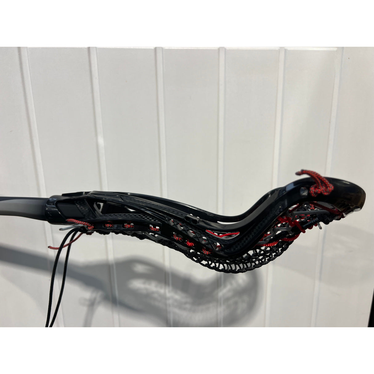 Custom Gait Apex 2 Women's Lacrosse Stick with Valkyrie Pocket Black/Red/Grey