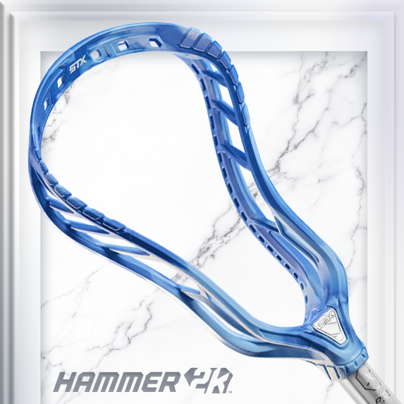 STX Hammer 2K Unstrung Head Limited Edition Marble Blues