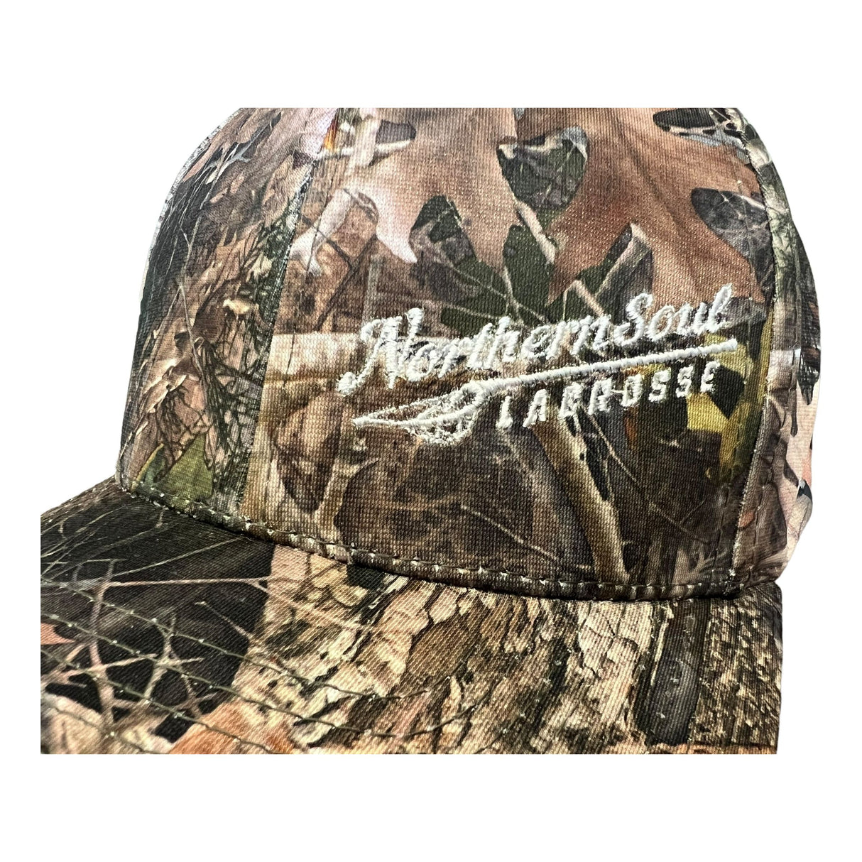 Northern Soul Lacrosse Flex Fit Hat Real Tree Camo