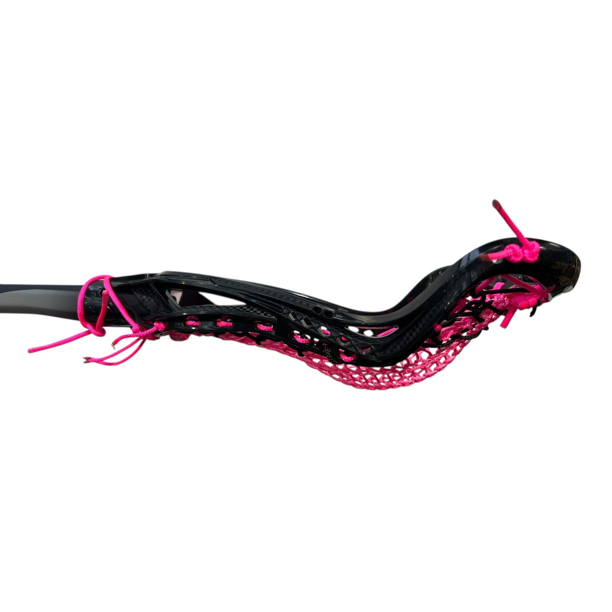 Custom Gait Apex 2 Women's Lacrosse Stick with Valkyrie Pocket Black/Neon Pink