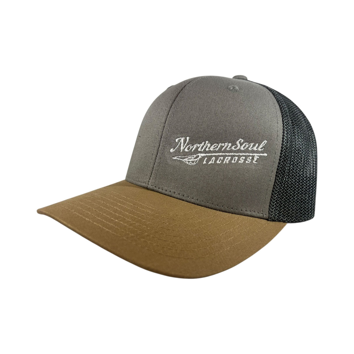 Northern Soul Lacrosse Trucker Hat Earth Tones