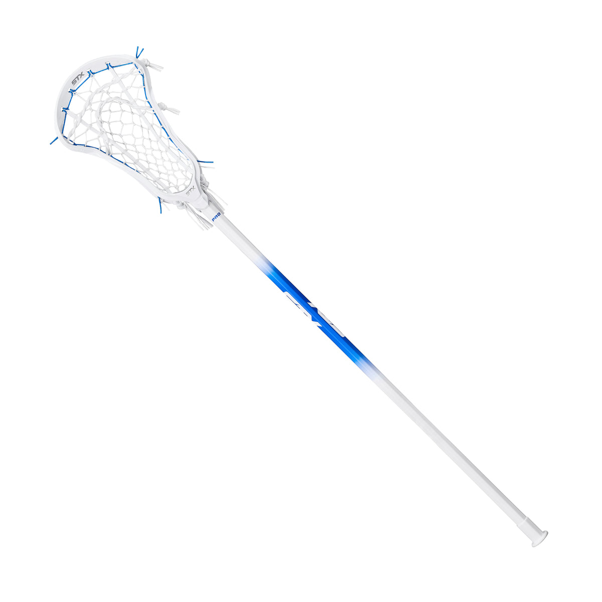Limited Edition White/Royal STX Aria Pro-M Complete Women's Lacrosse Stick
