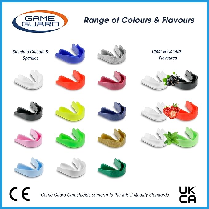 Flavored Colour Game Guard Boil and Bite Mouthguard Adult