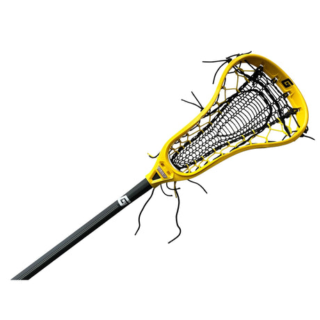 Custom Gait Air 2 Complete Women's Lacrosse Stick with Valkyrie Pocket Yellow/Black