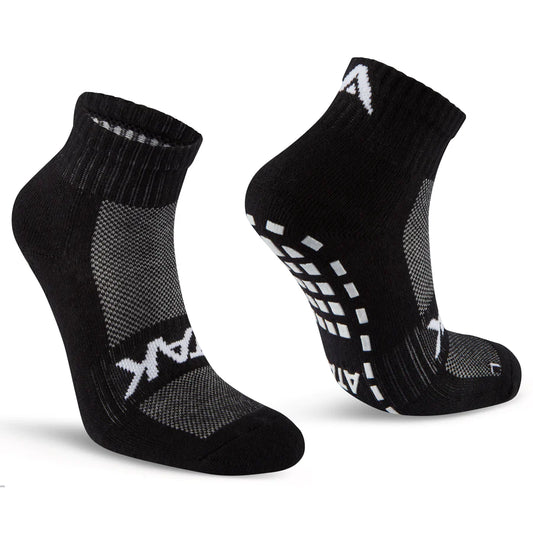 ATAK Gripzlite Pro Quarter Socks Black