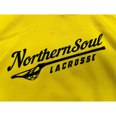 Northern Soul Lacrosse Hoodie Ladies Yellow