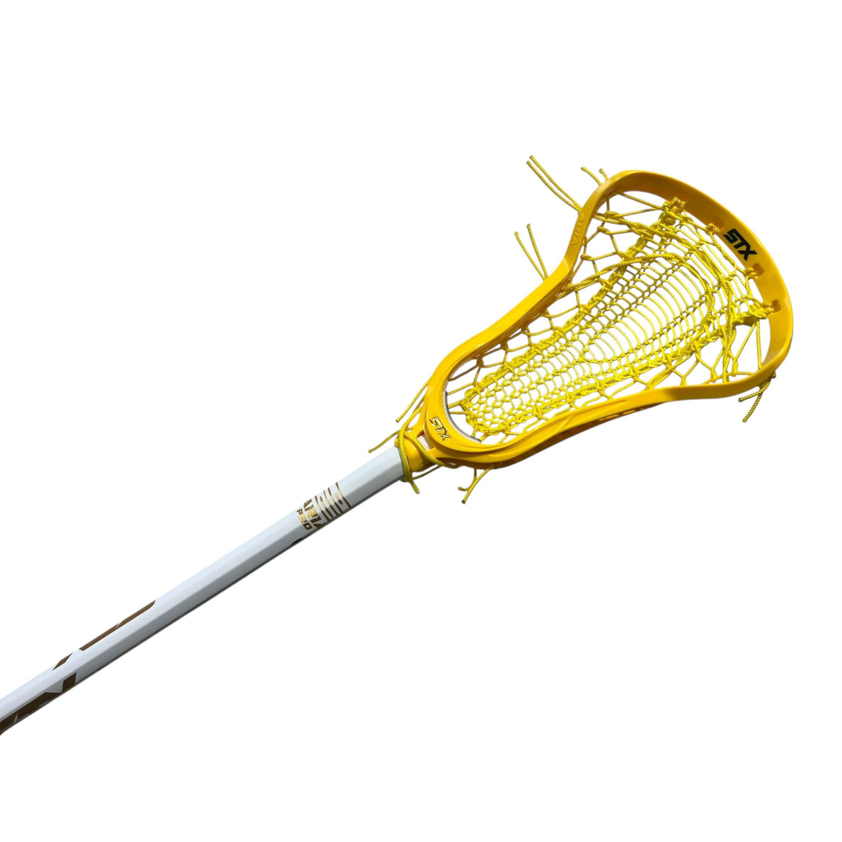 STX Aria Pro Elite Complete Women's Lacrosse Stick with Valkyrie Pocket Yellow