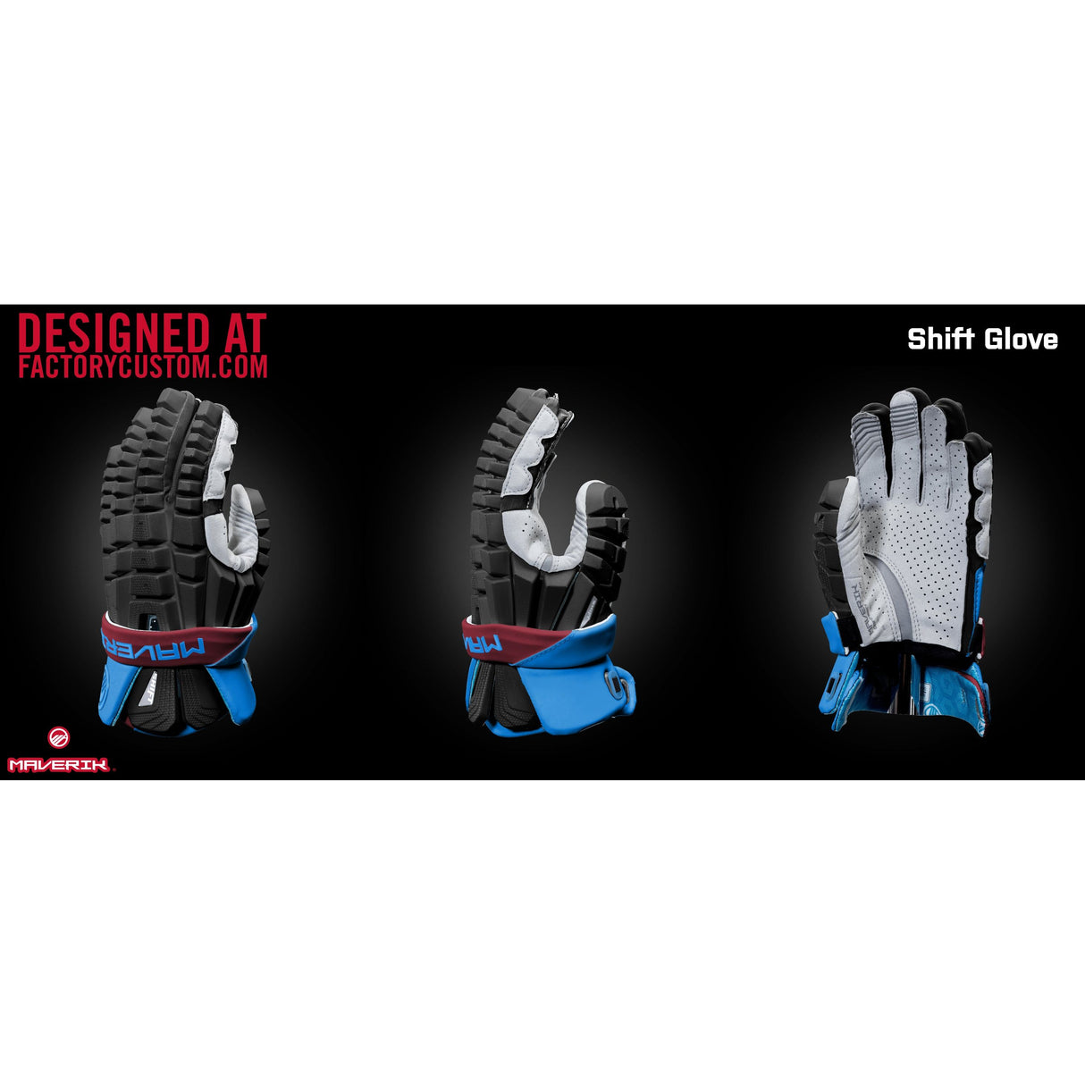 Custom Maverik Shift Lacrosse Gloves