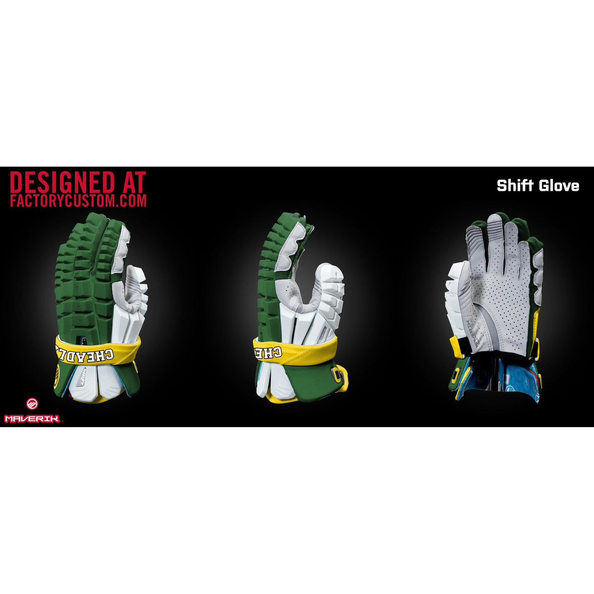 Custom Maverik Shift Lacrosse Gloves