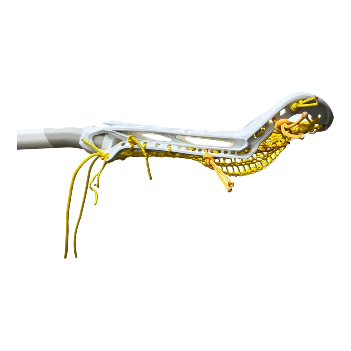 STX Exult Pro Complete Women's Lacrosse Stick with Valkyrie Pocket White/Yellow