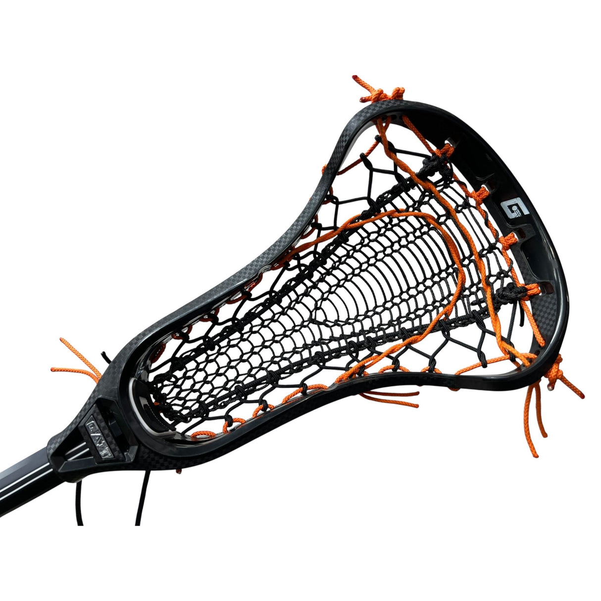 Custom Gait Air D Complete Women's Lacrosse with Valkyrie Pocket Black/Orange