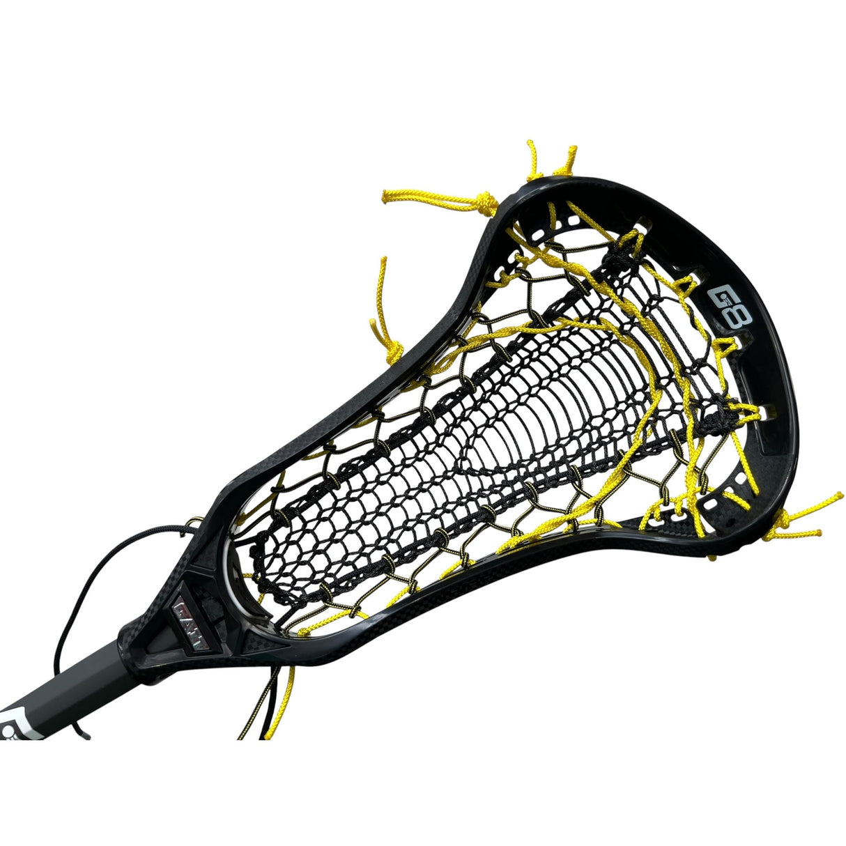 Gait Whip 2 Complete Women's Lacrosse Stick with Armour Mesh Valkyrie Pocket Black/Yellow/Bee