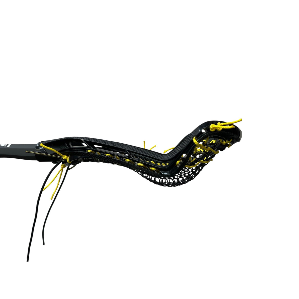 Gait Whip 2 Complete Women's Lacrosse Stick with Armour Mesh Valkyrie Pocket Black/Yellow/Bee
