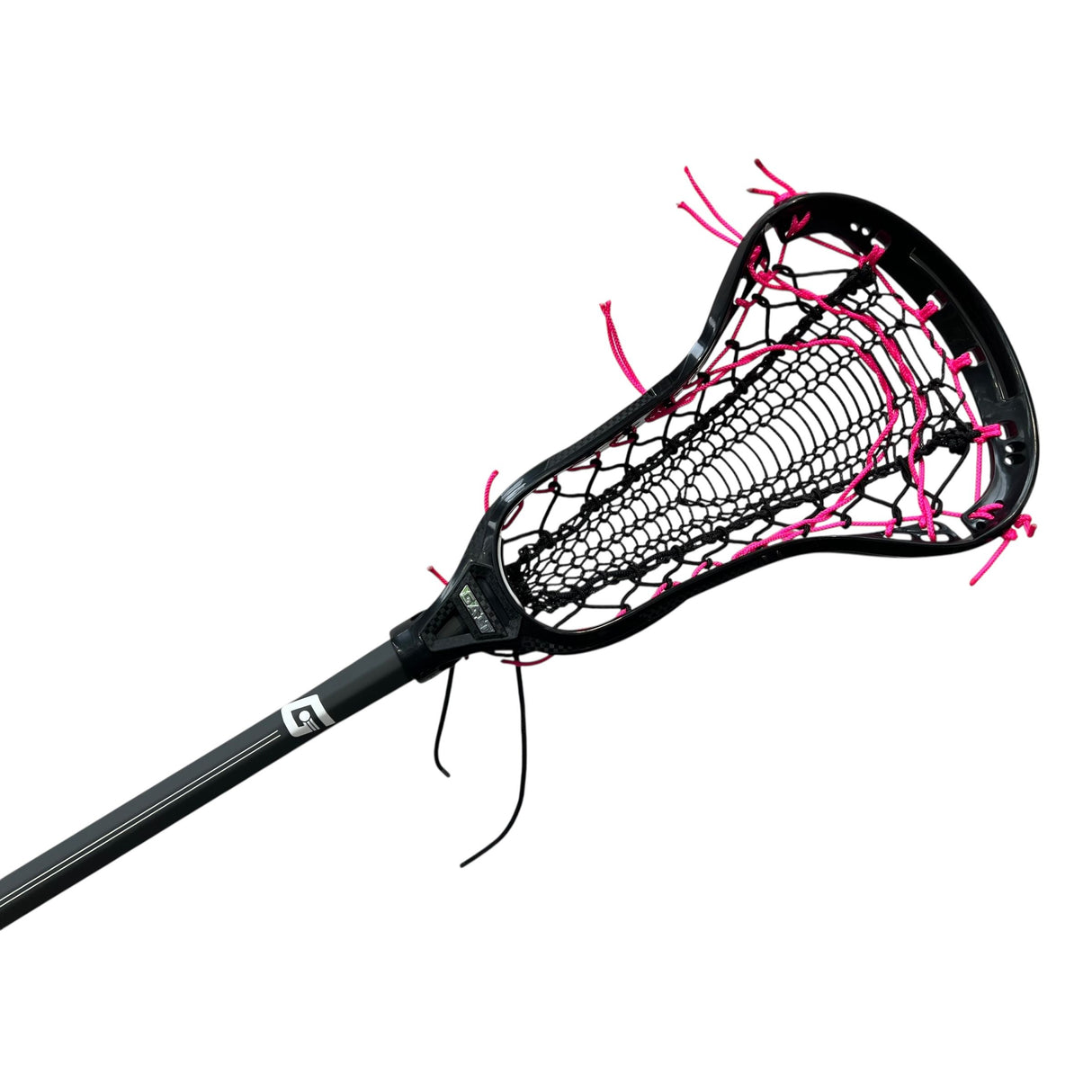 Custom Gait Apex 2 Women's Lacrosse Stick with Valkyrie Pocket Black/Pink