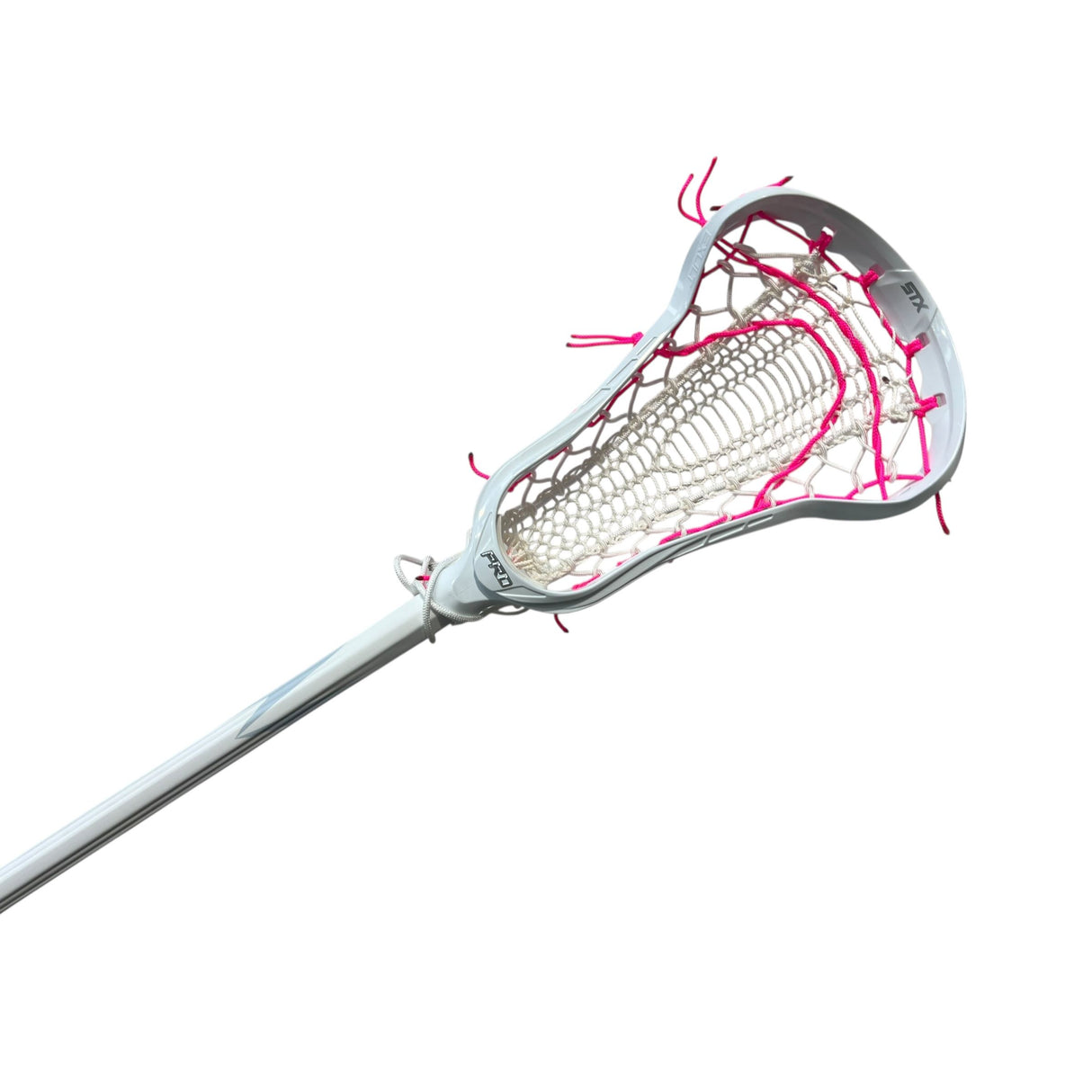 Custom STX Aria Pro-M with Valkyrie Pocket White/Pink