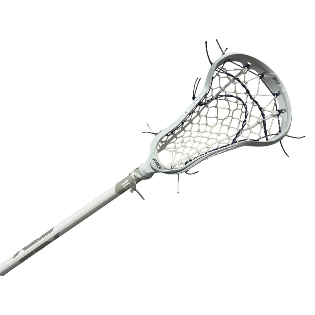 Custom STX Exult Pro with Flex Mesh White/Purple and Comp 10 Handle