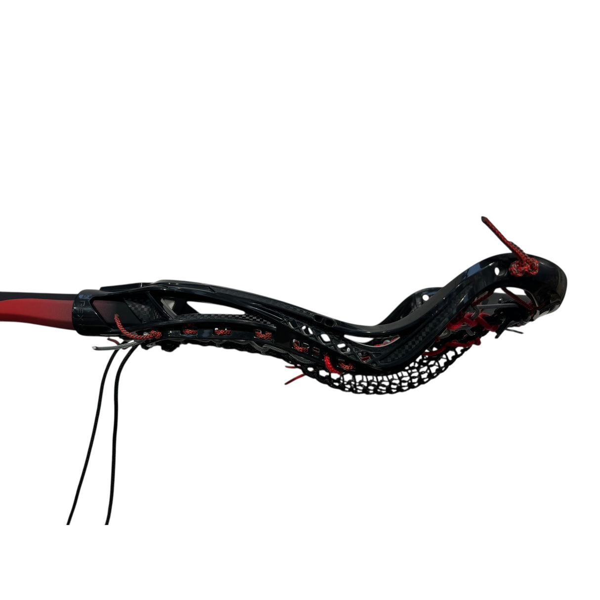 Custom Gait Apex 2 Women's Lacrosse Stick with Valkyrie Pocket Black/Red/Grey