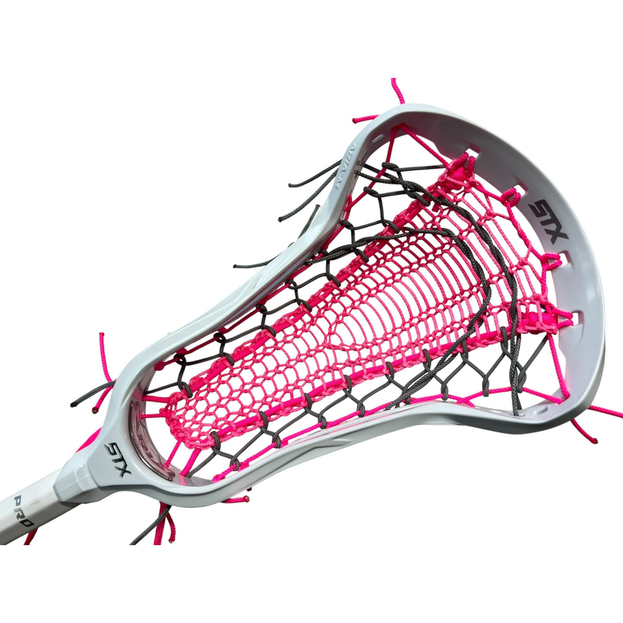 Custom STX Aria Pro-M with Valkyrie Pocket White/Neon Pink