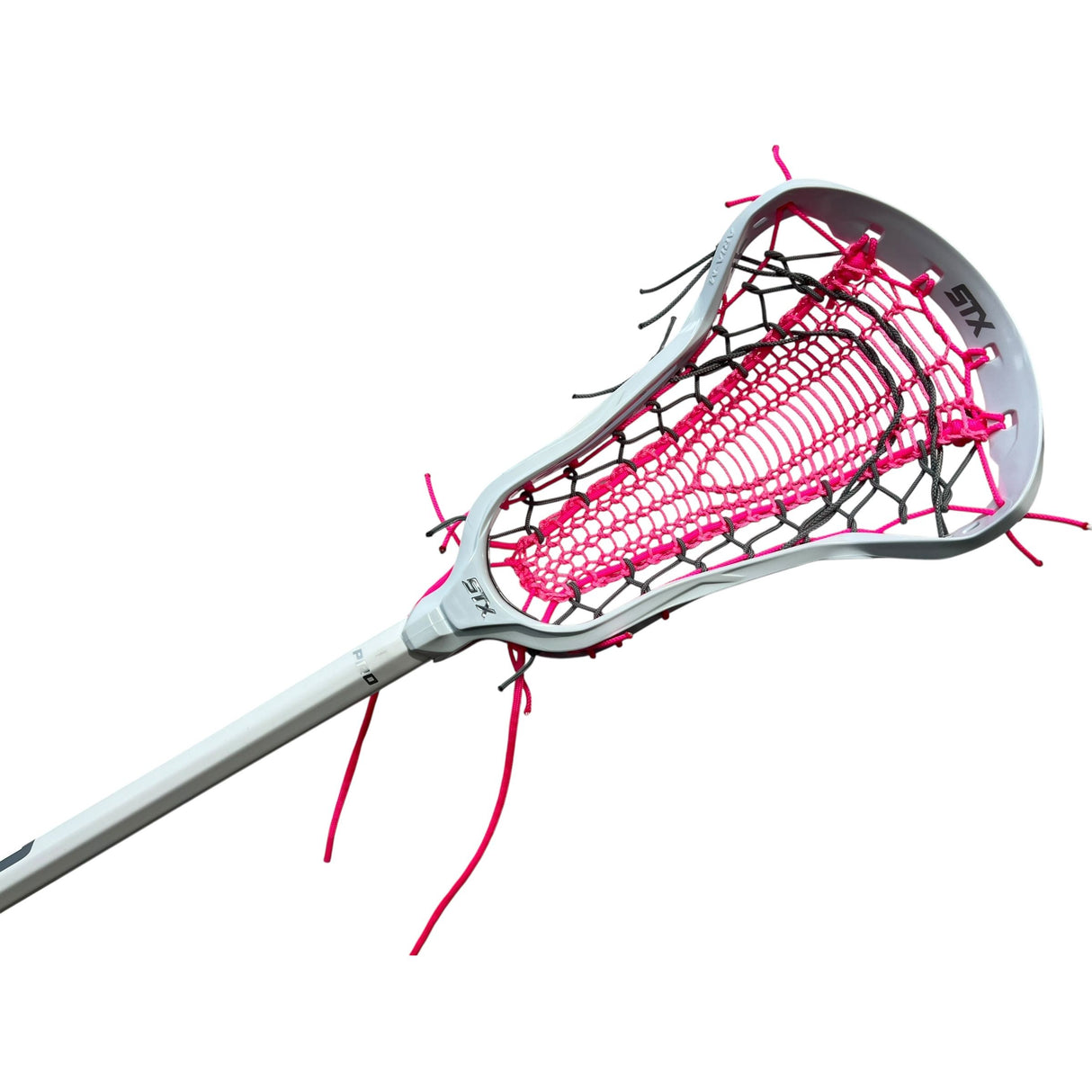 Custom STX Aria Pro-M with Valkyrie Pocket White/Neon Pink