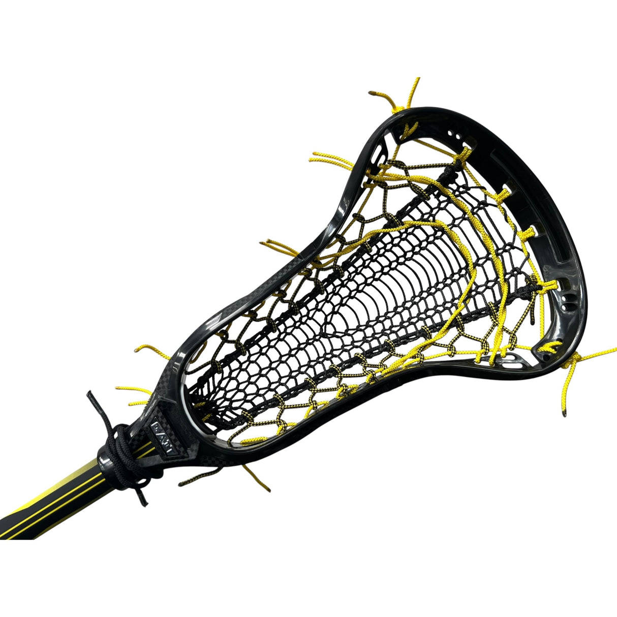 Custom Gait Apex 2 Women's Lacrosse Stick with Valkyrie Pocket Bumblebee