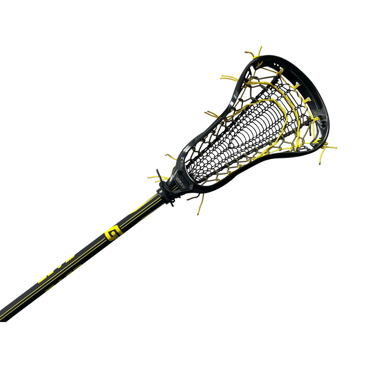 Custom Gait Apex 2 Women's Lacrosse Stick with Valkyrie Pocket Bumblebee