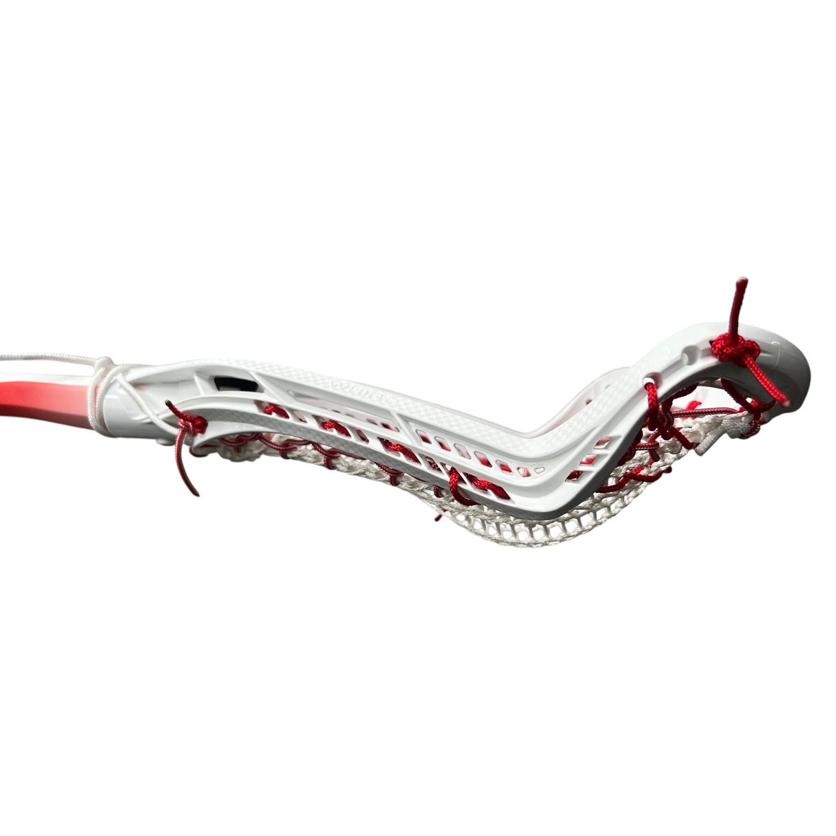 Gait Whip 2 Complete Women's Lacrosse Stick with Armour Mesh Valkyrie Pocket Red/White