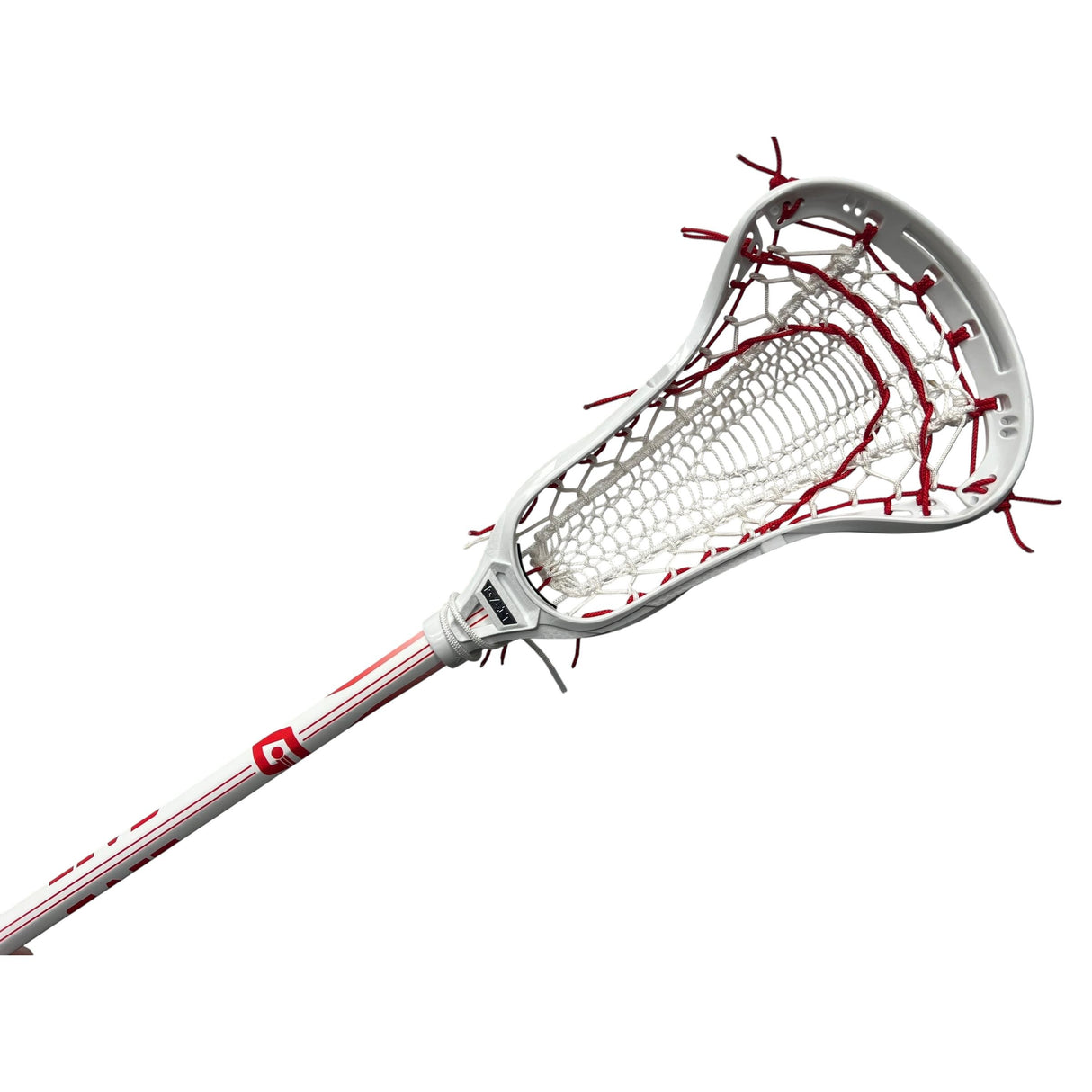 Custom Gait Apex 2 Women's Lacrosse Stick with Valkyrie Pocket White/Red