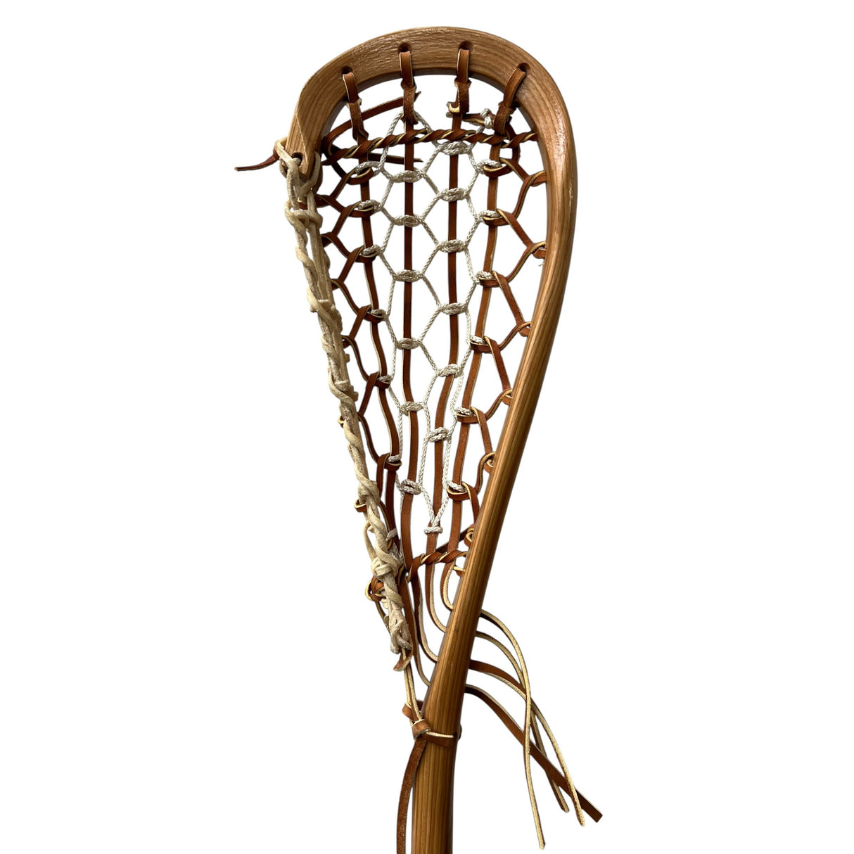 Traditional Wooden Men's Box Lacrosse Stick