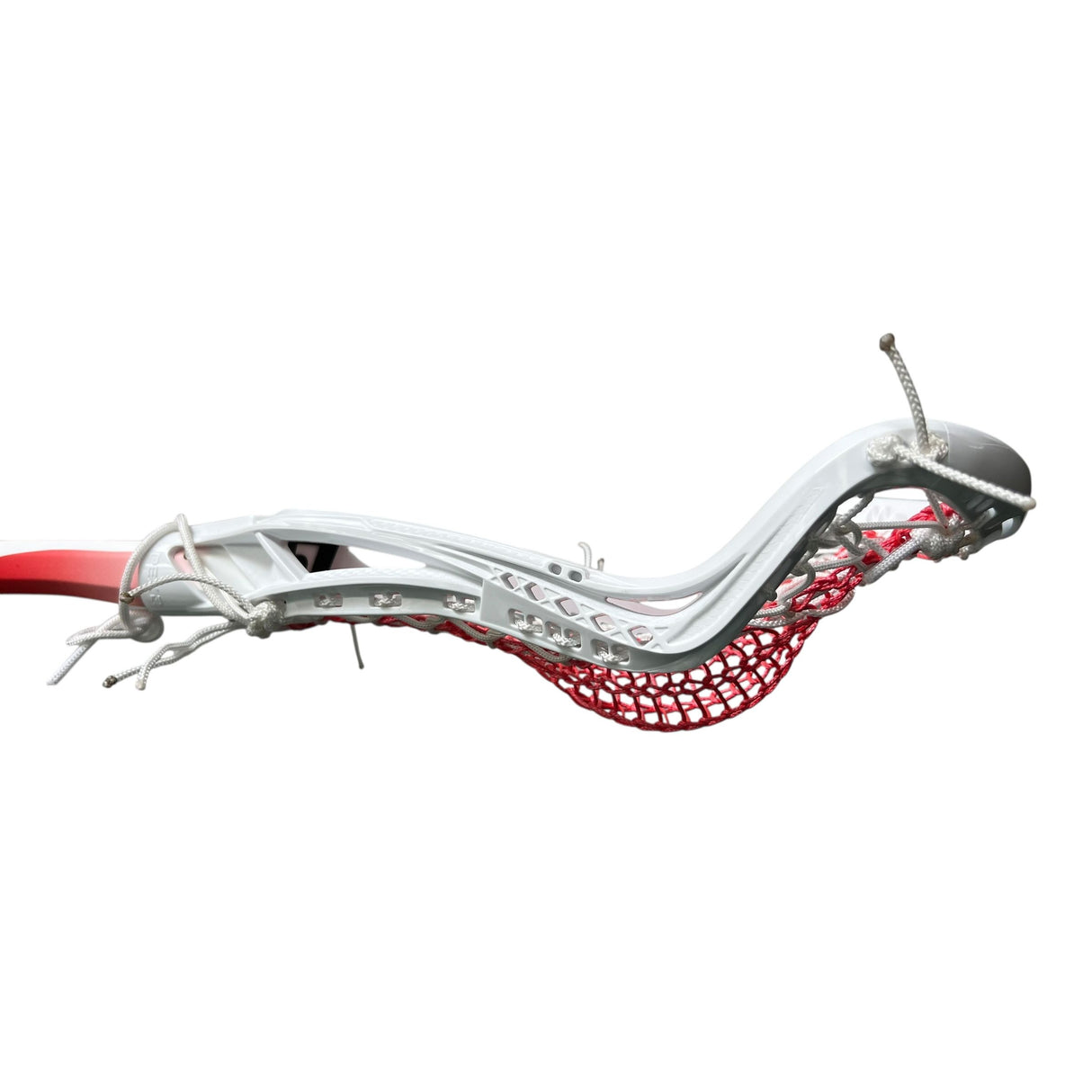 Custom Gait Apex 2 Women's Lacrosse Stick with Valkyrie Pocket White/Red/White