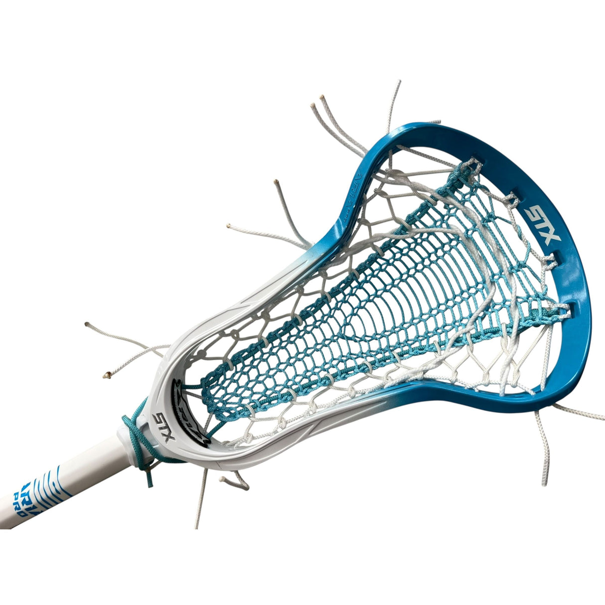 STX Aria Pro Elite Complete Women's Lacrosse Stick with Valkyrie Pocket Blue/White