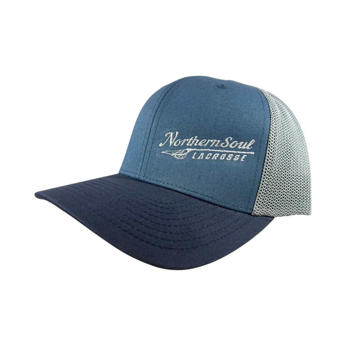 Northern Soul Lacrosse Trucker Hat Blue Tones