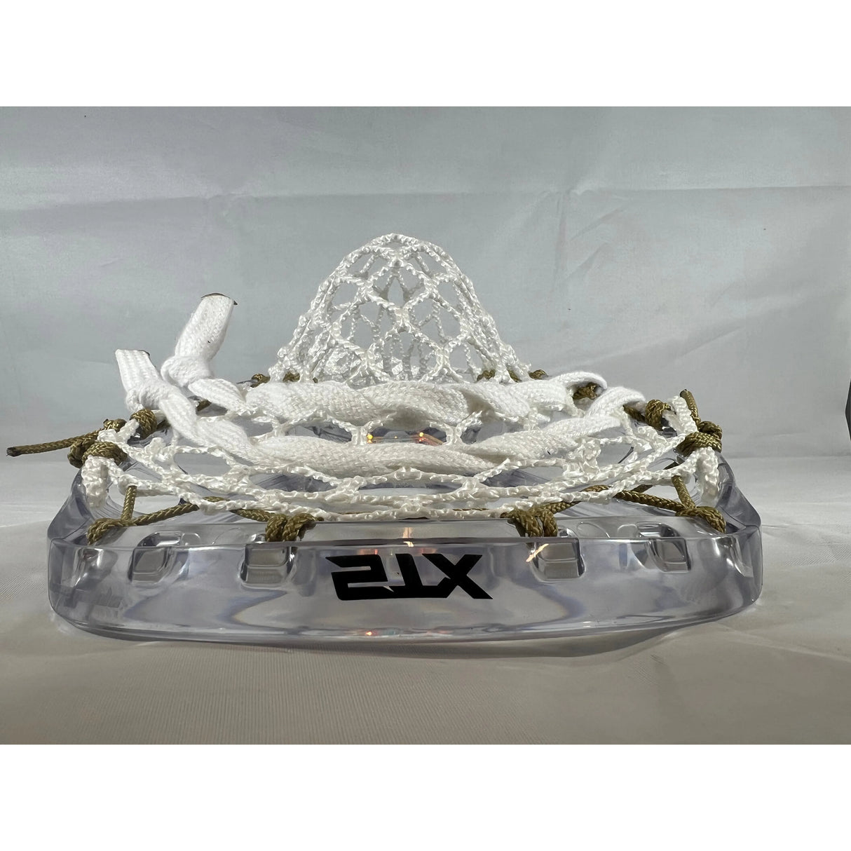 Custom STX Lacrosse Stallion Prism Clear with 7 Diamond Mesh