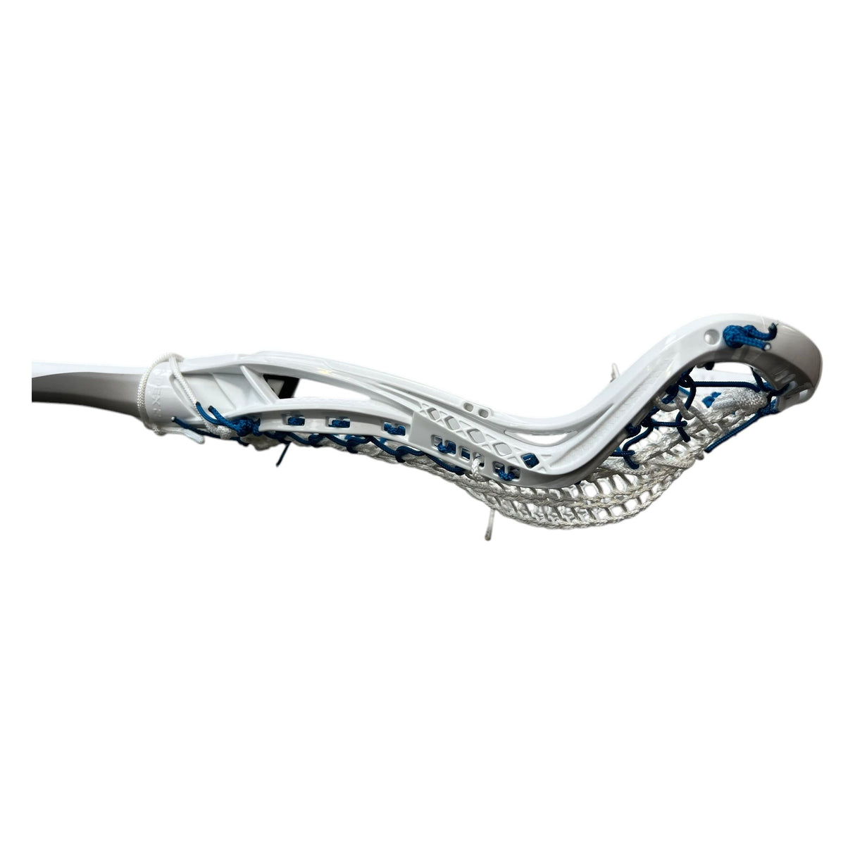 Custom Gait Apex 2 Women's Lacrosse Stick with Valkyrie Pocket White/Blue