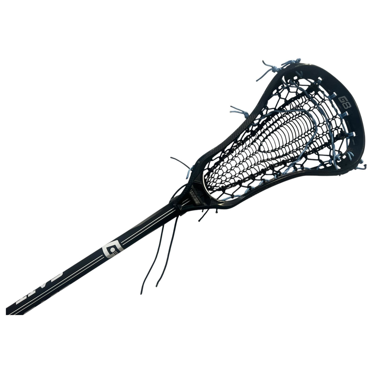 Gait Whip 2 Complete Women's Lacrosse Stick with Armour Mesh Valkyrie Pocket Black/Carolina