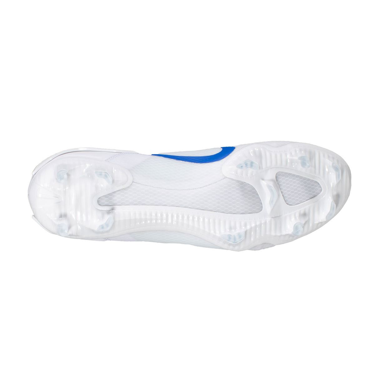 Nike Huarache 9 Elite Low Lacrosse Cleats White/Game Royal
