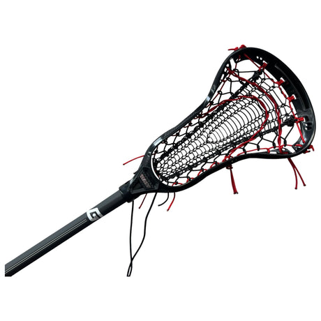 Custom Gait Apex 2 Women's Lacrosse Stick with Valkyrie Pocket Black/Red