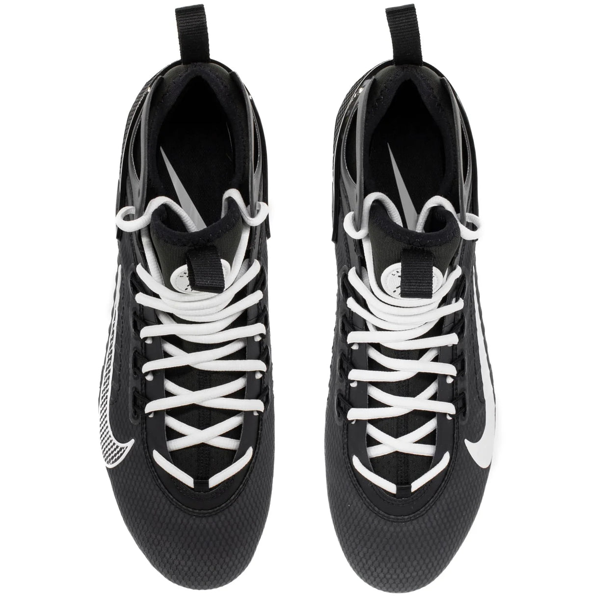 Nike Huarache 9 Elite Mid Lacrosse Cleats Black