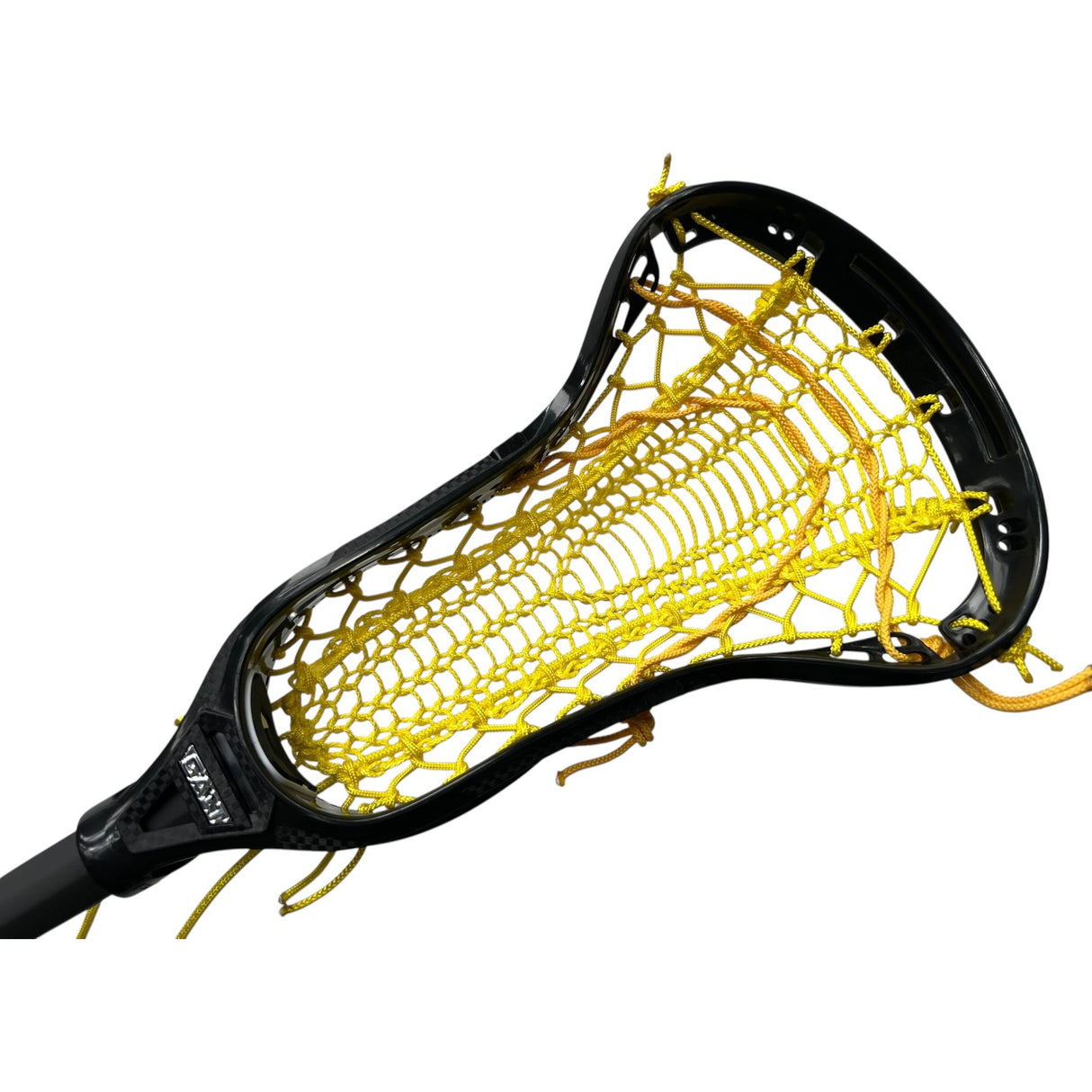 Custom Gait Apex 2 Women's Lacrosse Stick with Valkyrie Pocket Black/Yellow