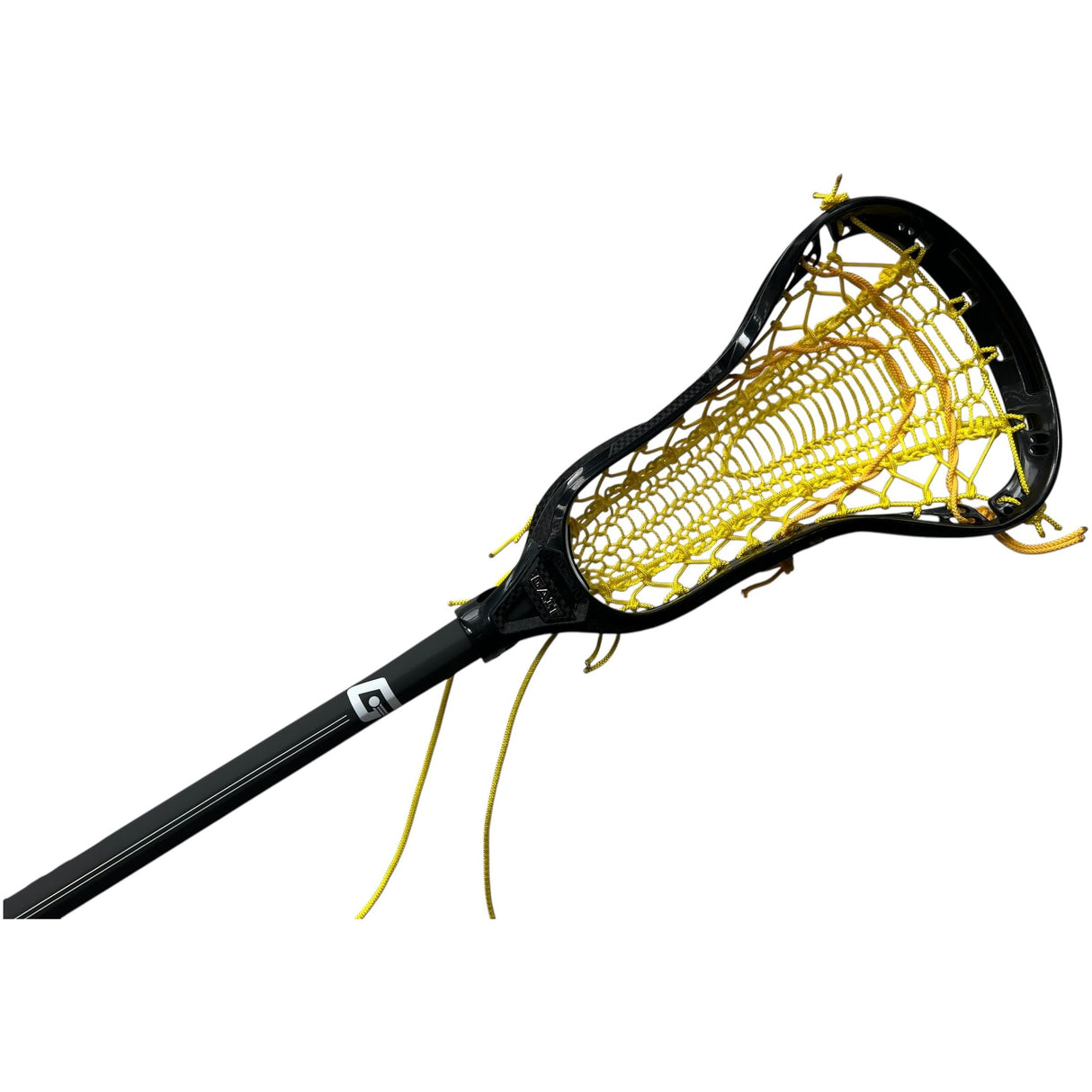 Custom Gait Apex 2 Women's Lacrosse Stick with Valkyrie Pocket Black/Yellow