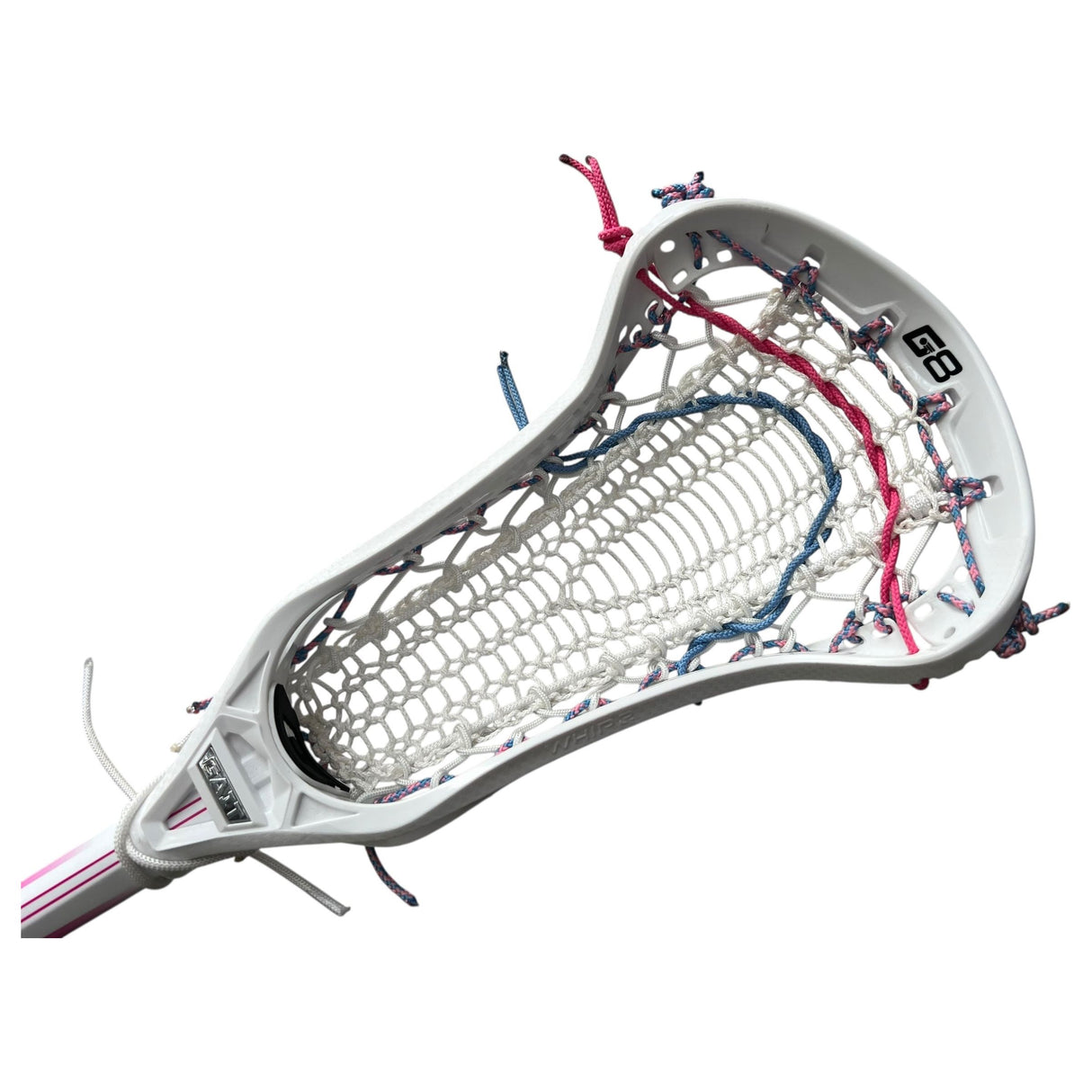 Gait Whip 2 Complete Women's Lacrosse Stick with Armour Mesh Valkyrie Pocket Bubblegum