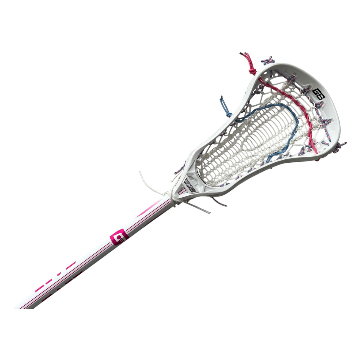 Gait Whip 2 Complete Women's Lacrosse Stick with Armour Mesh Valkyrie Pocket Bubblegum