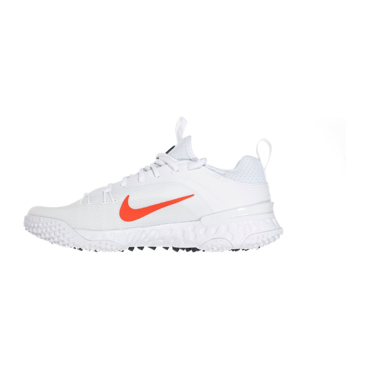 Nike Huarache 9 Elite Turf Lacrosse Cleats White/Team Orange