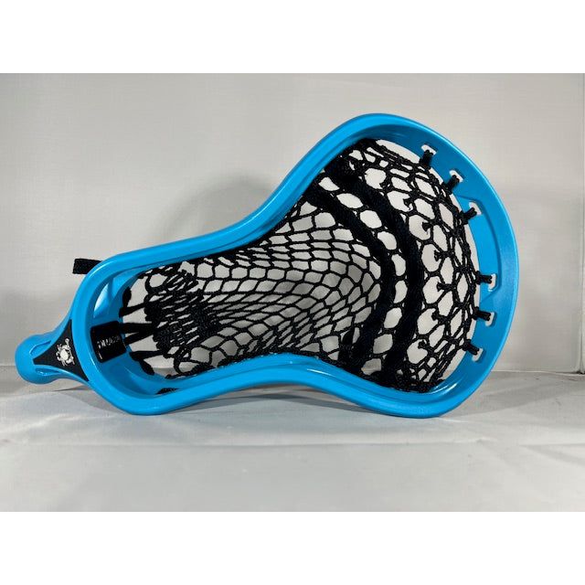 Custom ECD DNA 2.0 Lacrosse Head with TMD 9 Diamond Hex Mesh Blue/Blac