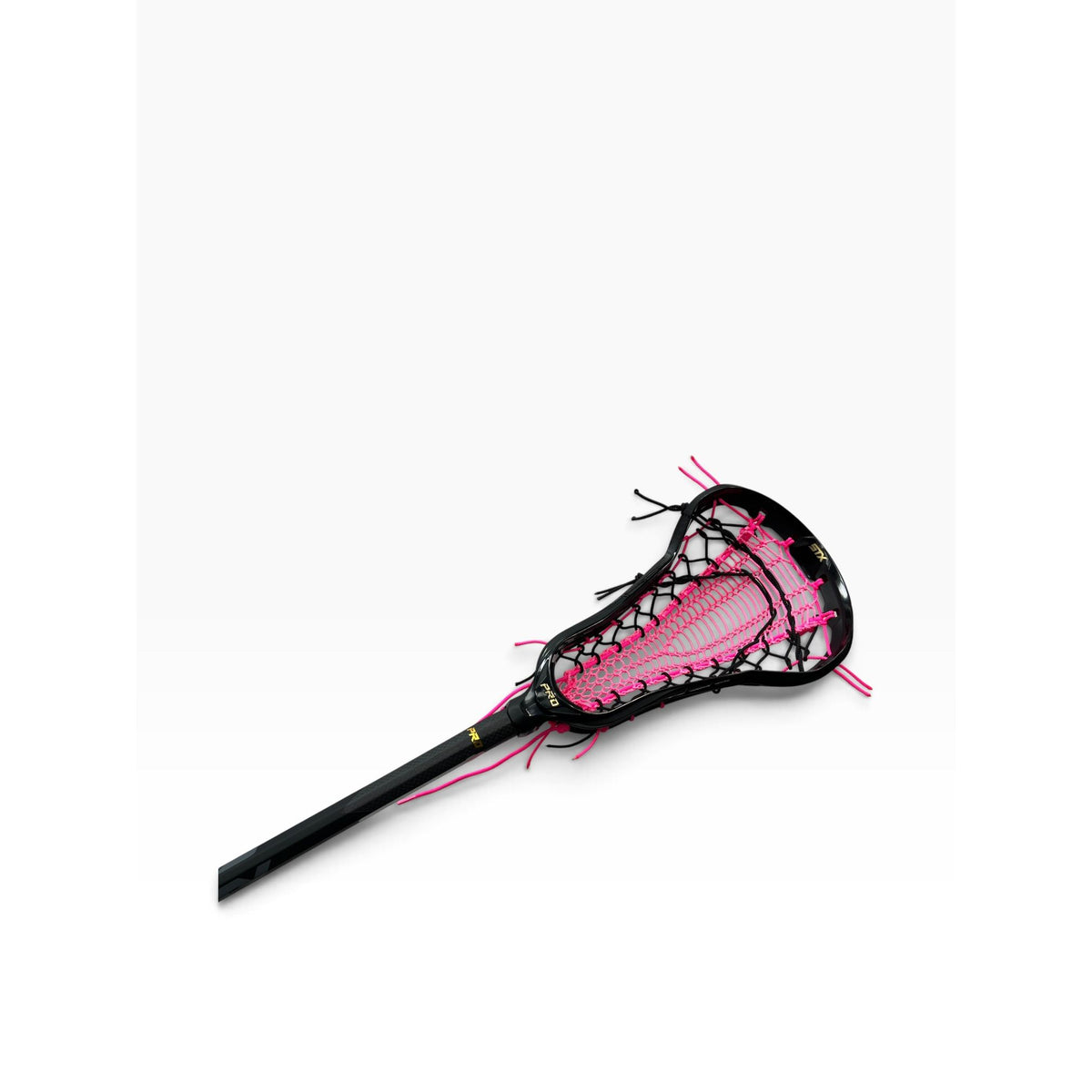 STX Exult Pro Complete Women's Lacrosse Stick with Valkyrie Pocket Black/Pink