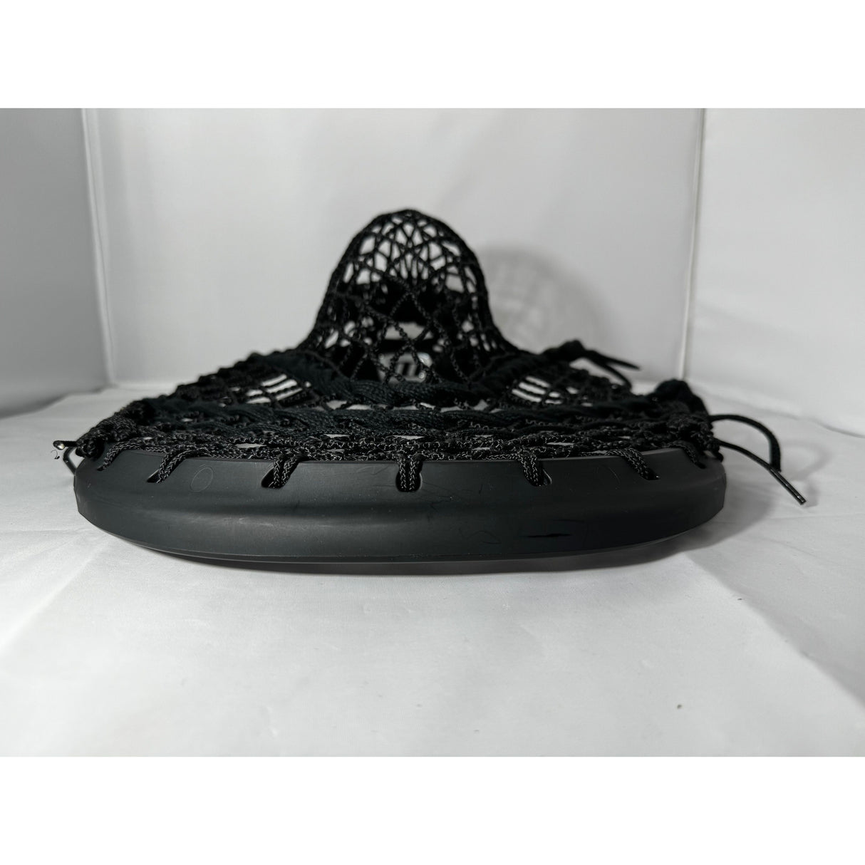 Custom STX Lacrosse Eclipse 3 Goalie Head with 12D ECD Impact Semi Soft Black