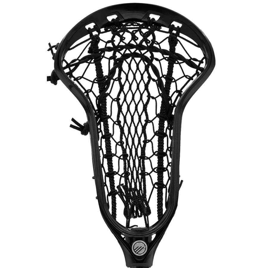 Maverik Ascent + Plus Mesh Runner Women's Lacrosse Black Head Black Pocket