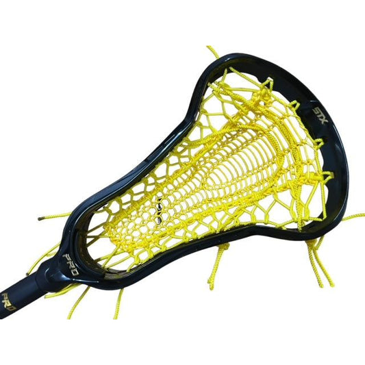STX Exult Pro Elite Complete Women's Lacrosse Stick with Valkyrie Pocket Black/Yellow