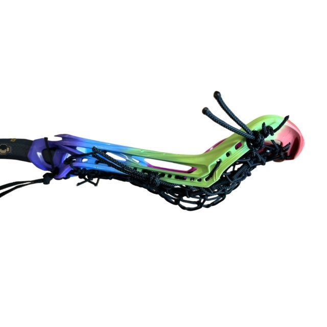 Custom Sherbet Dyed STX Exult Pro Elite Women's Lacrosse Stick with Flex Mesh Pocket