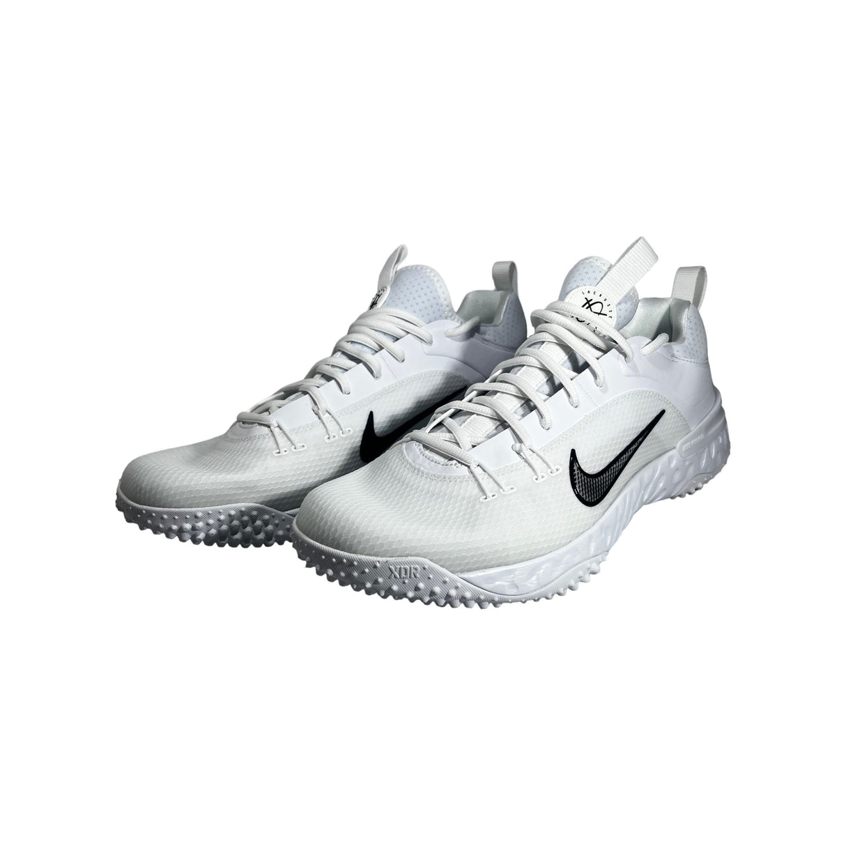 Nike Huarache 9 Elite Turf Lacrosse Cleats White/Black